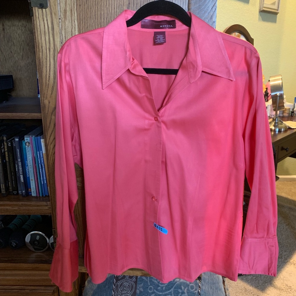 Merona Pink Career Button Down